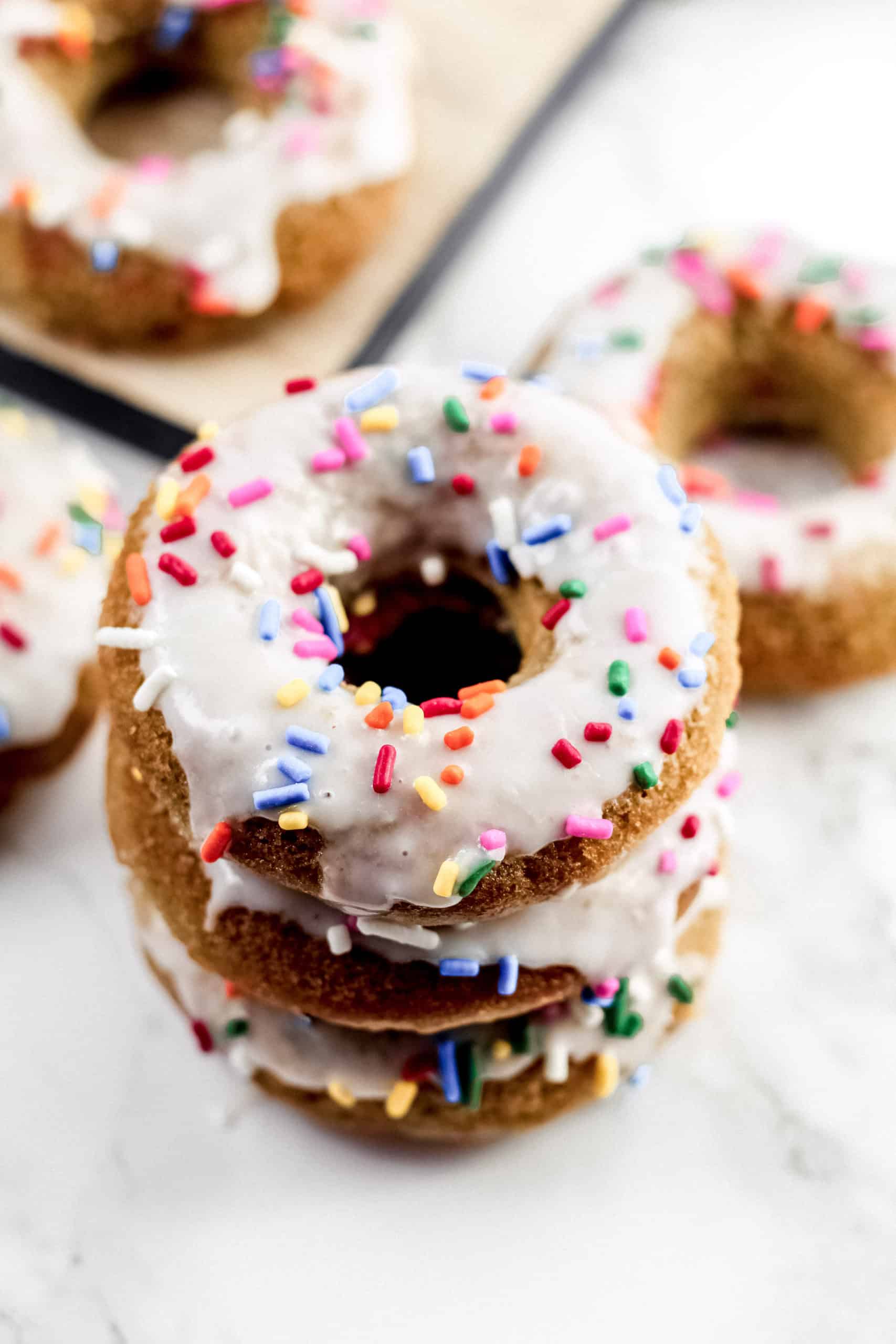 Healthy Vanilla Donuts Gluten Free Baked Mile High Mitts