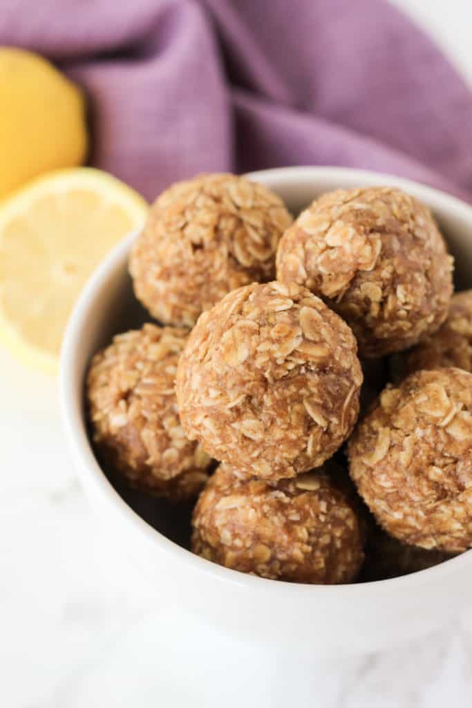 Energy balls in a bowl