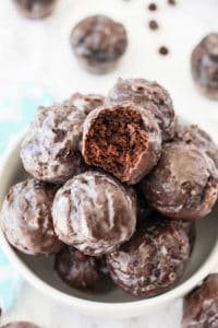 Gluten-free Baked Chocolate Donut Holes - Mile High Mitts
