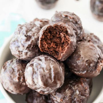 Gluten-free Baked Chocolate Donut Holes - Mile High Mitts